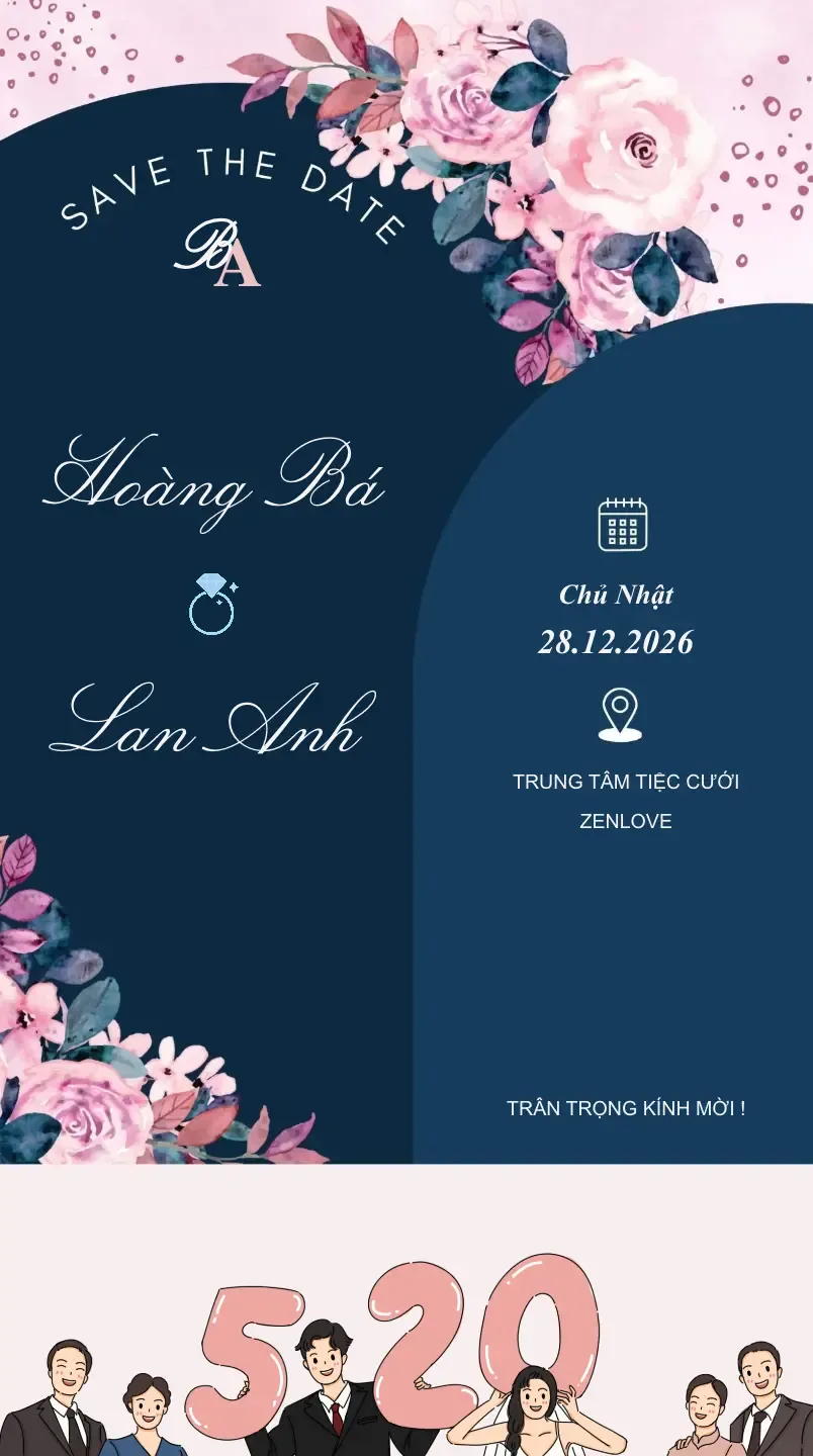 Mẫu thiệp cưới Thiệp Cưới 104 Free