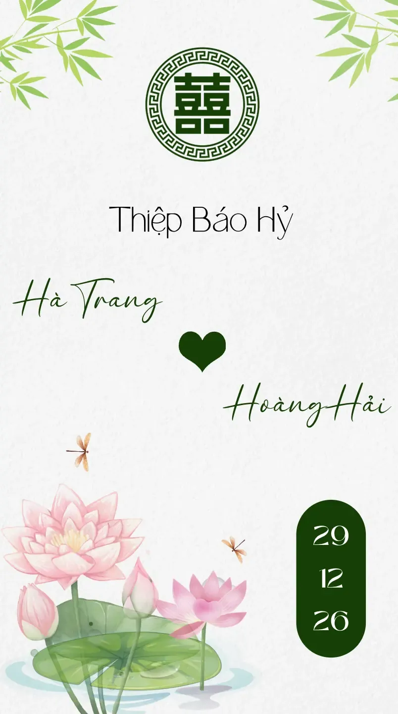 Mẫu thiệp cưới Thiệp Cưới 103 Premium