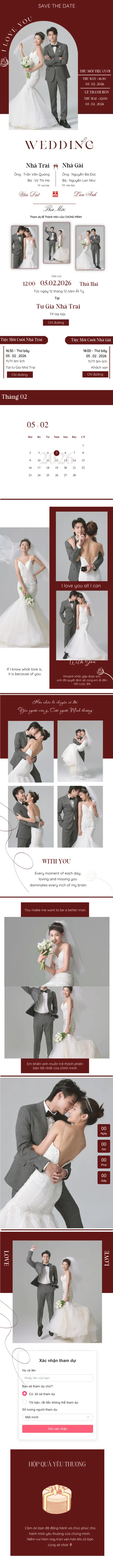 Mẫu thiệp Thiệp Cưới 18 Pre