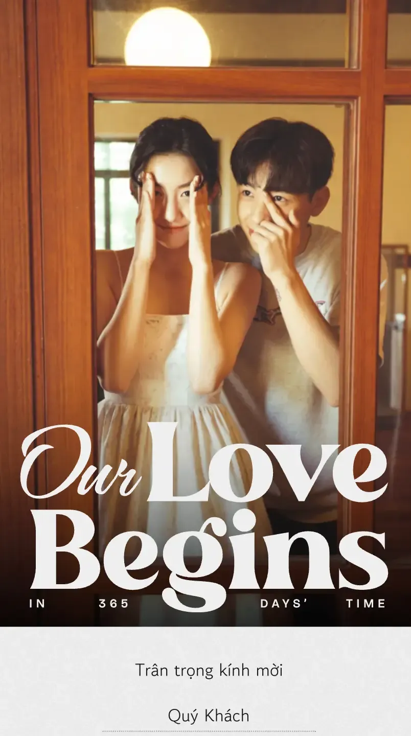 Mẫu thiệp cưới Yêu Như Ban Đầu