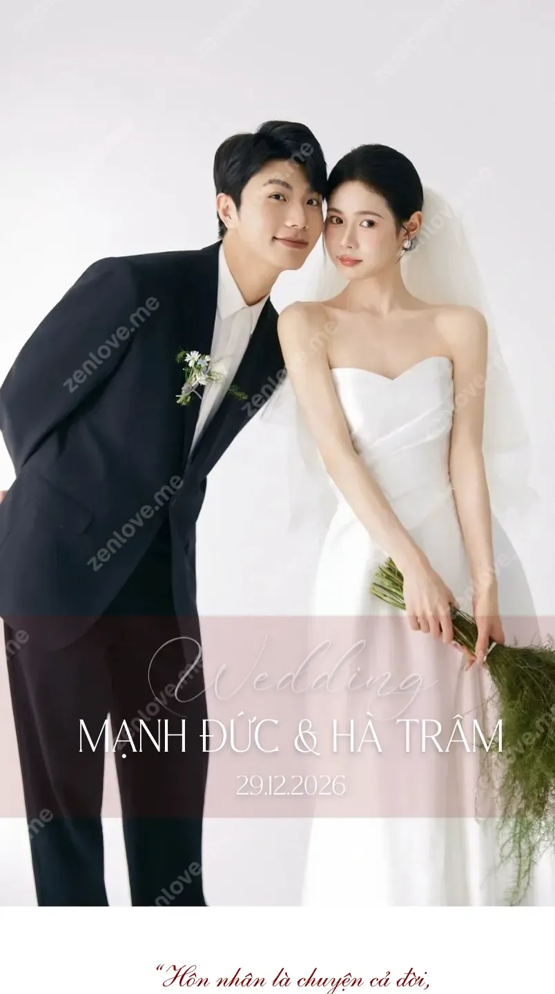 Mẫu thiệp cưới Thiệp Cưới 122 Pre
