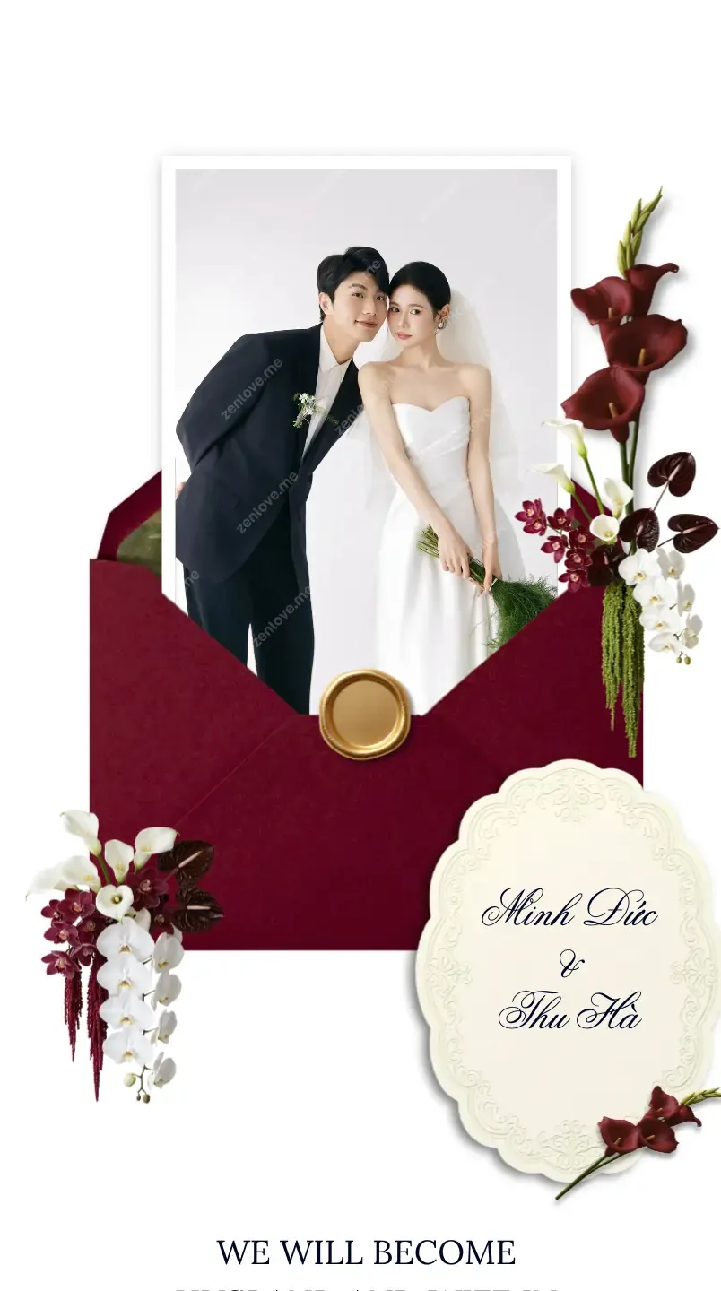 Mẫu thiệp cưới Thiệp Cưới 221 Pre