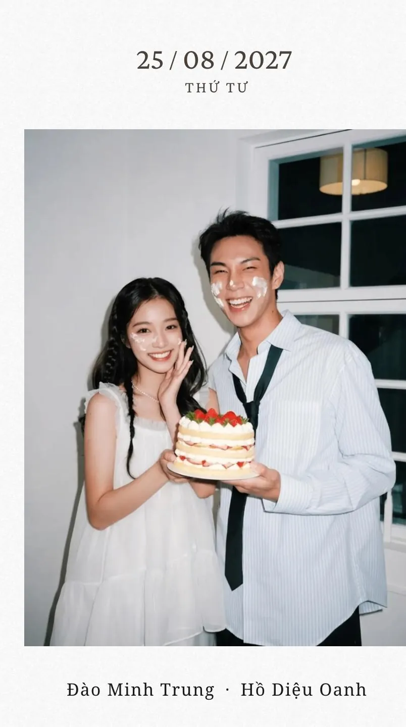 Mẫu thiệp cưới Một Nhà 01